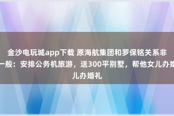 金沙電玩城app下載 原海航集團和羅保銘關系非同一般：安排公務機旅游，送300平別墅，幫他女兒辦婚禮