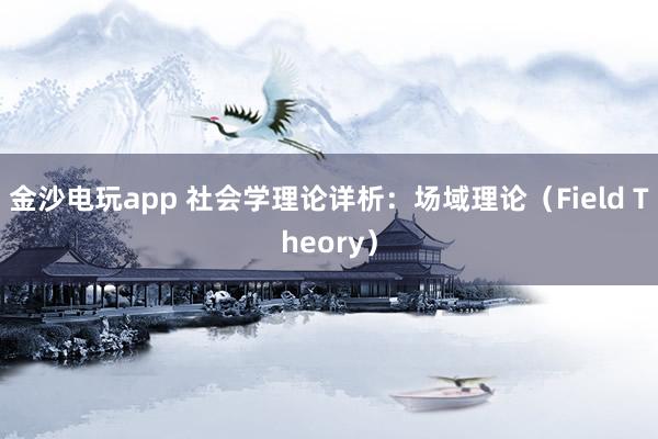 金沙電玩app 社會學理論詳析:場域理論(Field Theory)